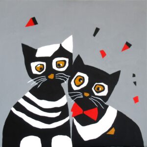 „Koty czarno-białe”, cykl Odcienie Szarości